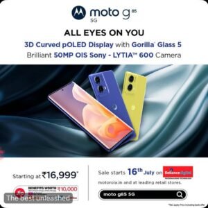 Comparison of Moto G85 5G with other smartphones