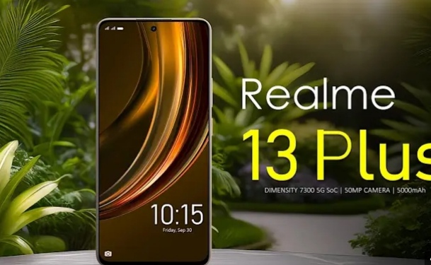 "Realme 13 Pro 5G smartphone with high refresh rate display"